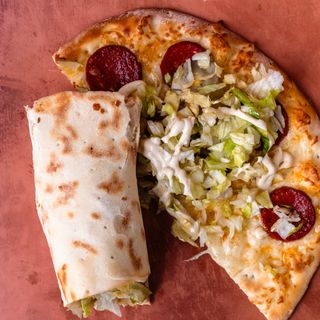 Mankoushe pepperoni and mozzarella
