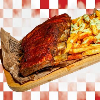 Smoked bbq ribs (memphis)