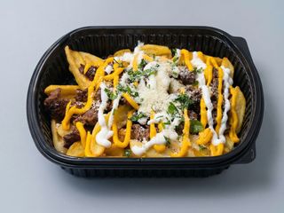 Loaded fries Angus