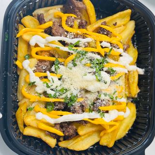 Loaded fries Angus