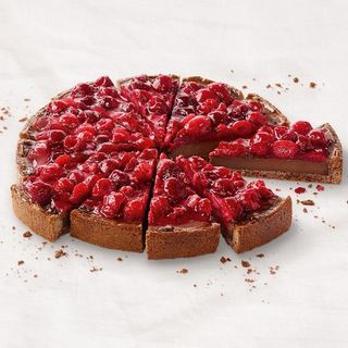 Tarta cu ciocolata si zmeura