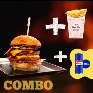 Combo Dublu Boss + Cartofi + Pepsi