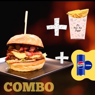 Combo King Jalapeno + Cartofi + Pepsi