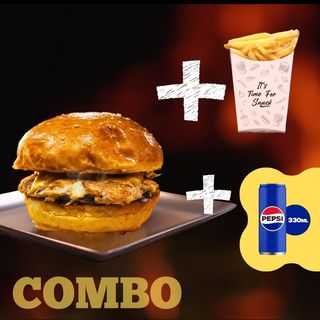Combo Chicken Smash + Cartofi + Pepsi
