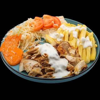 Shaorma la farfurie mixtă