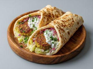 Shaorma lipie veggie