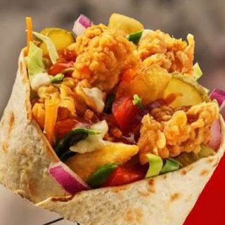 Shaorma de pui crispy