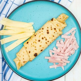 Clătită cu șuncă & cașcaval