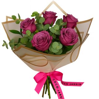 Buchet de 5 trandafir mov