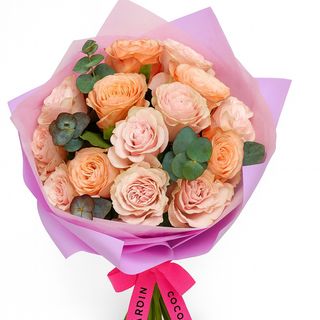 Buchet trandafiri pastel