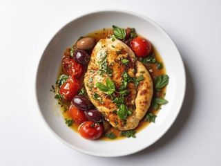 Pui mediteranean cu legume