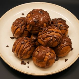 Bombițe cu Glazură de Ciocolată cu Lapte