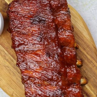 Coaste de porc cu sos barbeque