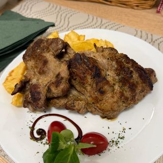 Ceafa de porc la gratar