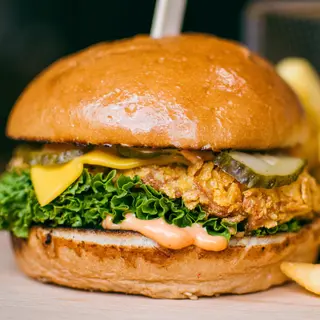 Crispy burger