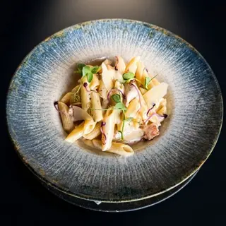 NOU! PENNE CU SOS ALB SI CURCAN