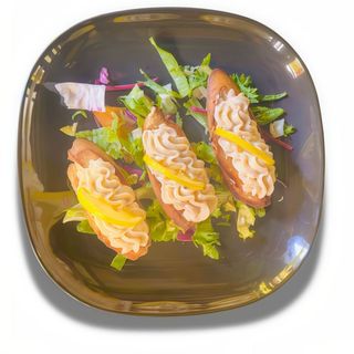 Bruschete cu icre de crap