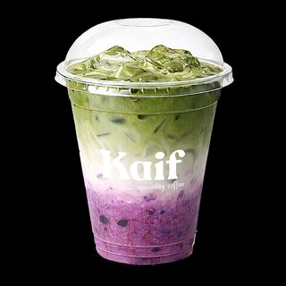Iced Blueberry Matcha
