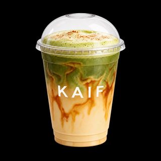Caramelised Banana Matcha Latte