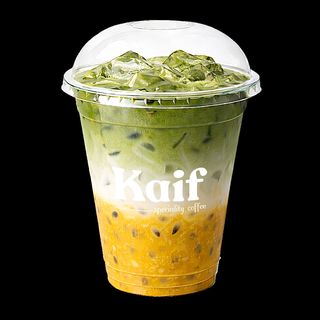 Iced Passion Fruit Matcha