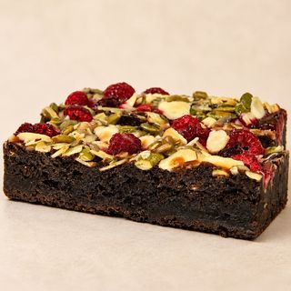 Brownie cu zmeura