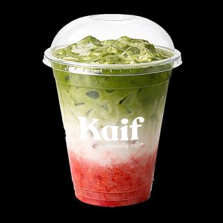 Iced Strawberry Matcha