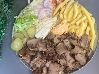 Shawarma de vita la farfurie