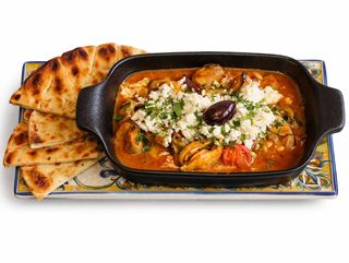 Scoici saganaki