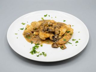 Escalop de pui cu ciuperci