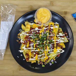 Loaded house fries