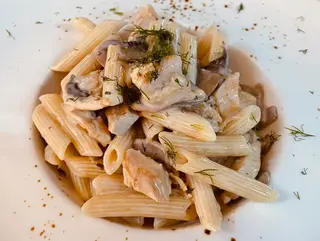 Penne cu pui si ciuperci
