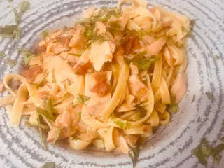 Tagliatele cu somon