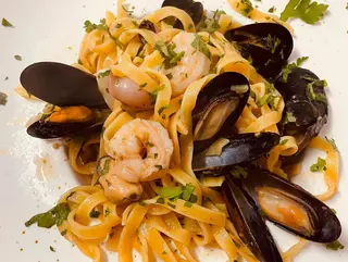 Tagliatele cu fructe de mare