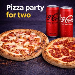 Party Pizza for Two
