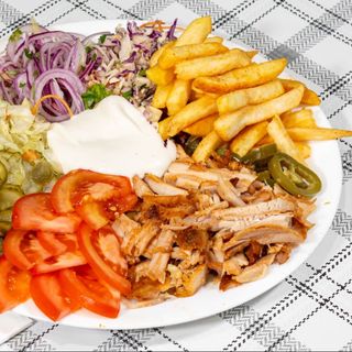 Shaorma farfurie pui