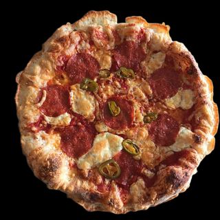 Pizza Pepperoni and Jalapeno NY