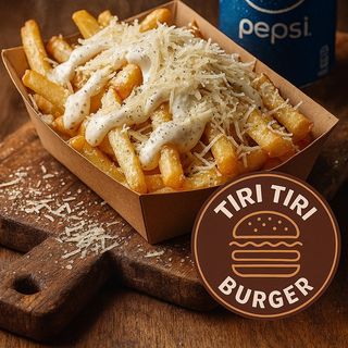 TIRI GARLIC PARMEZAN FRIES