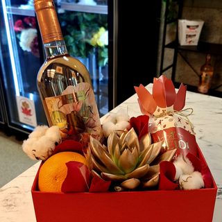 Set cadou rosu mix luxury