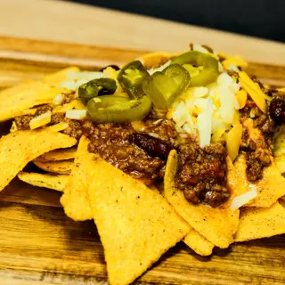 Nachos cu chilli con carne