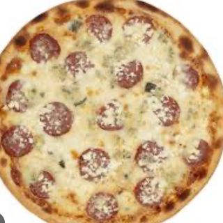 Quatro formagi salami picanti mega