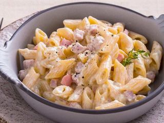 Penne panna e prosciuto