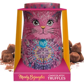 Trufe de ciocolata Monty Bojangles – Cutie metalica Starlet Cat 135g