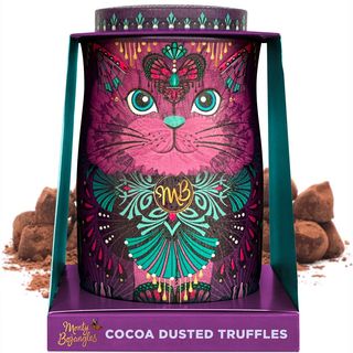 Trufe de ciocolata Monty Bojangles – Cutie metalica Violet Rebel Cat 135g