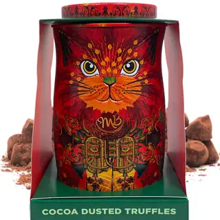Trufe de ciocolata Monty Bojangles Cutie metalica Fire Dancer Cat Portocala 135g