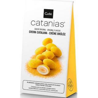 Migdale caramelizate cu ciocolata alba si crema catalana 80g