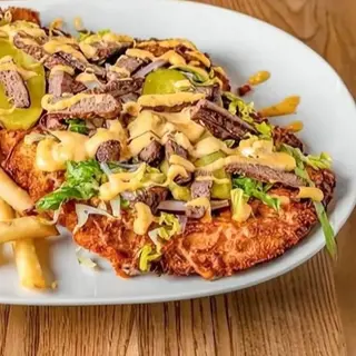 Șnițel de pui cu șuncă și delicii 500 g