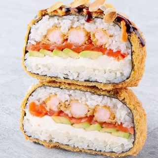 Sushi Burger Somon cu Creveți 380g
