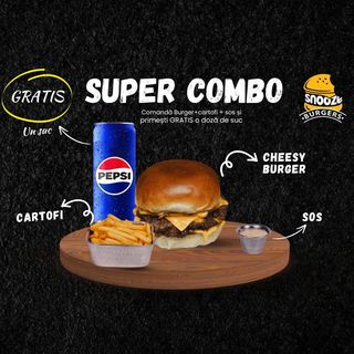 Super Combo Chessy Burger
