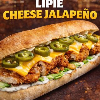 Lipie Jalapeno cu pui