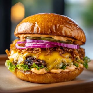 Smash caramelizat double